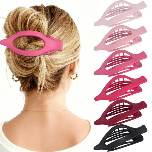USDNICE front packaging showing six matte flat clips, easy selection benefit