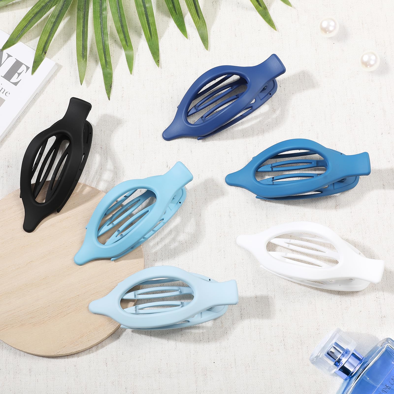 USDNICE flat clip side profile highlighting low-profile comfortable fit