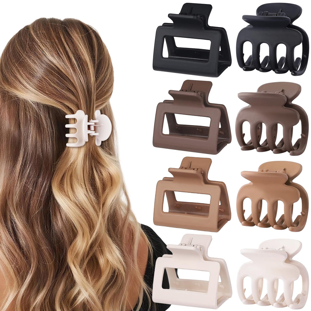 USDNICE front packaging showing eight matte brown clips and benefits