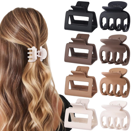 USDNICE front packaging showing eight matte brown clips and benefits