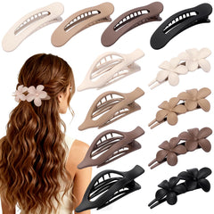 USDNICE front packaging showing full 12-piece brown clip set and convenience