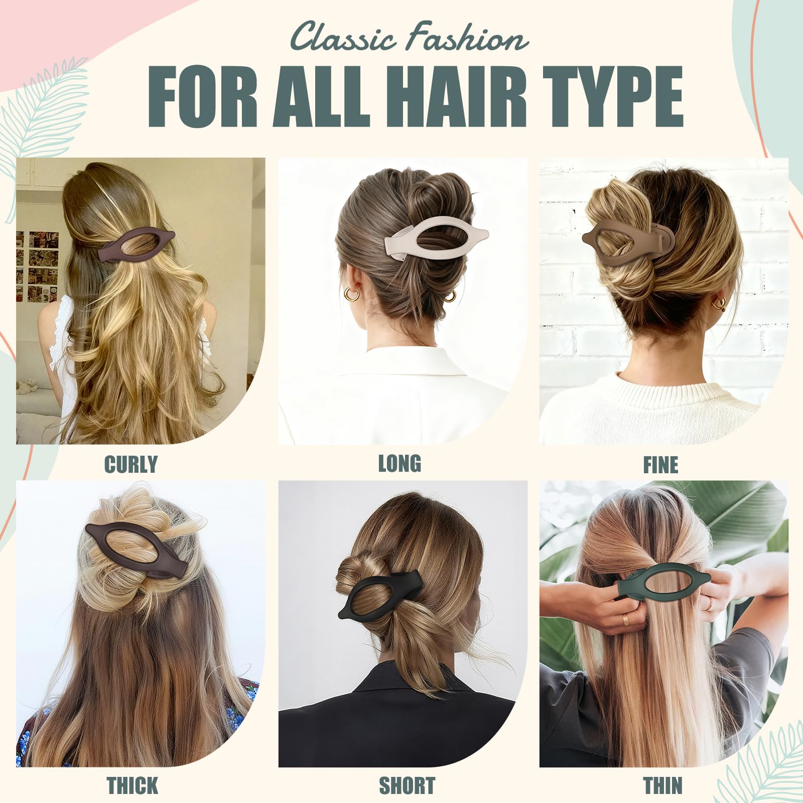 USDNICE in-use half-up hairstyle demonstrating secure hold and polished look