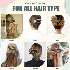 USDNICE in-use half-up hairstyle demonstrating secure hold and polished look