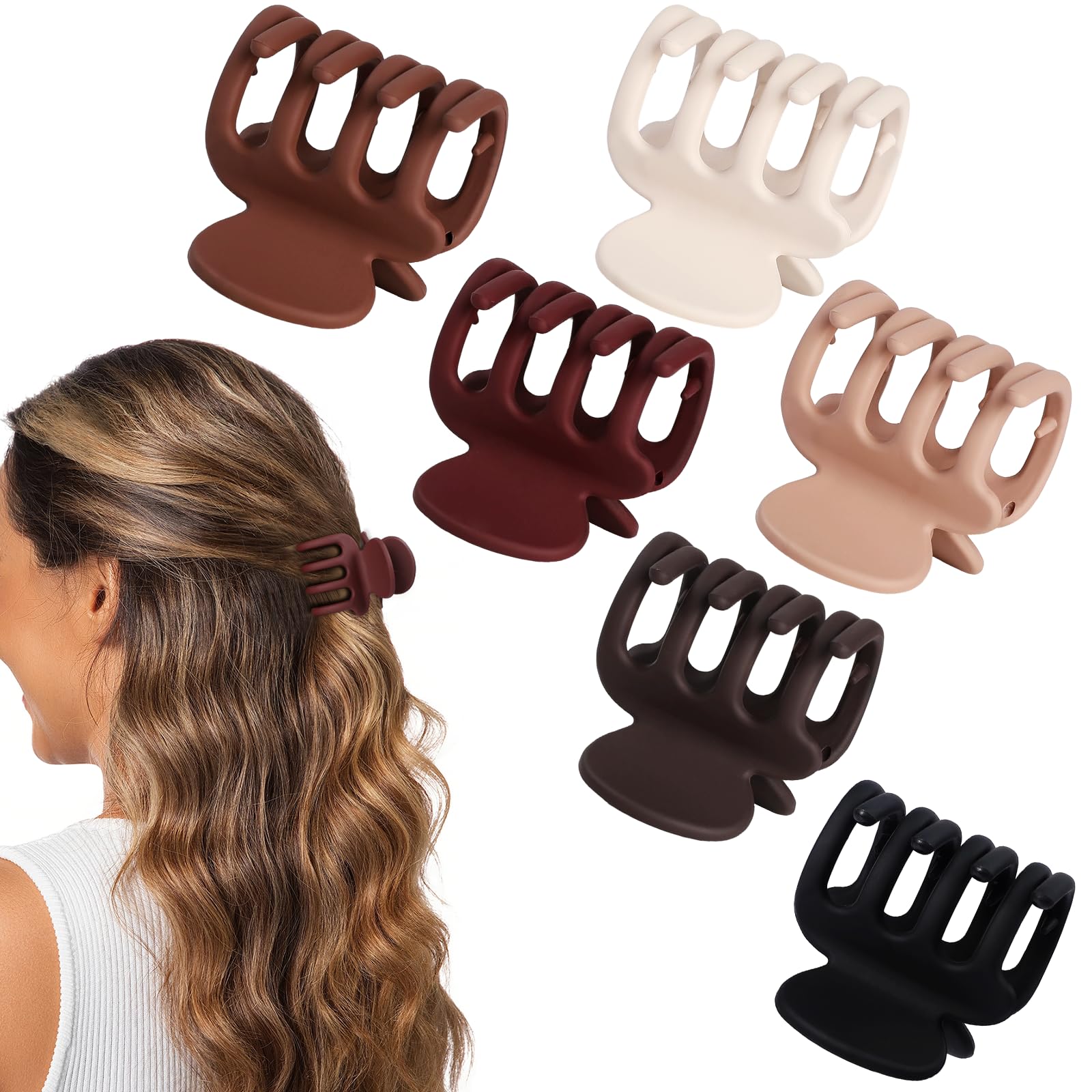 USDNICE clips arranged with outfit and accessories showing styling versatility and quick touch-up use