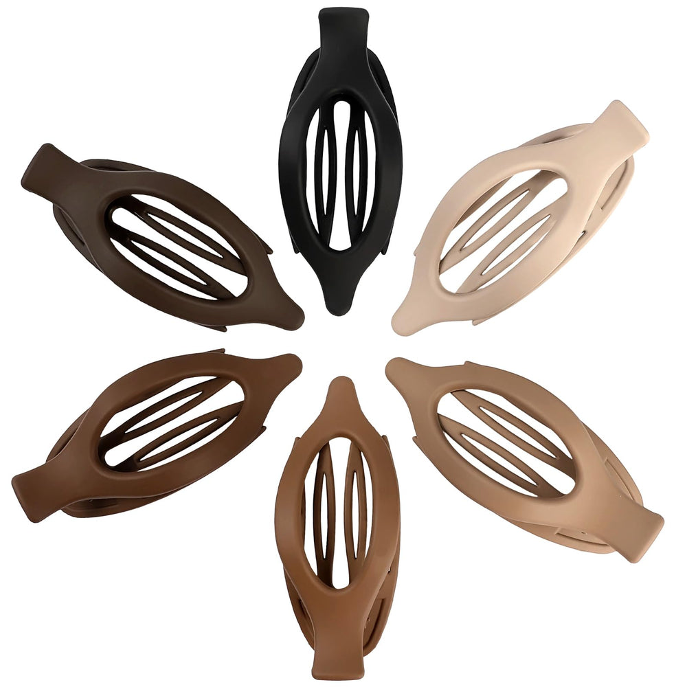 USDNICE six brown shades displayed flat for easy color coordination