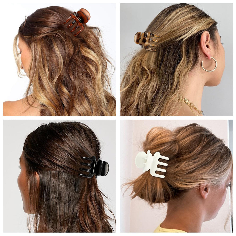 USDNICE square clip holding a half-up hairstyle adding volume without pulling