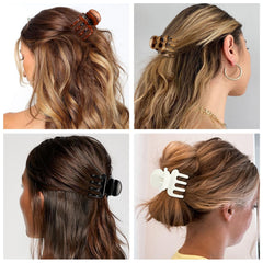USDNICE square clip holding a half-up hairstyle adding volume without pulling