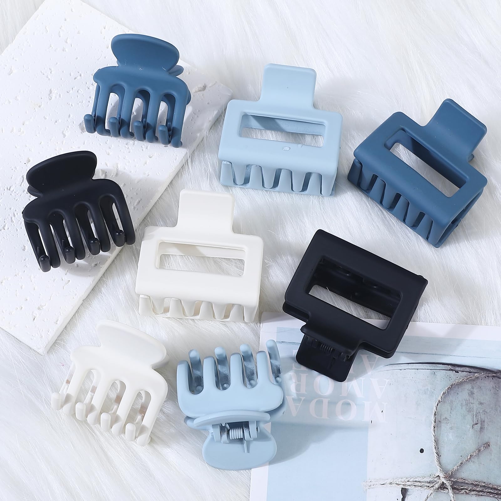 USDNICE detailed view of square jaw clip spring and shape for stronger grip benefit