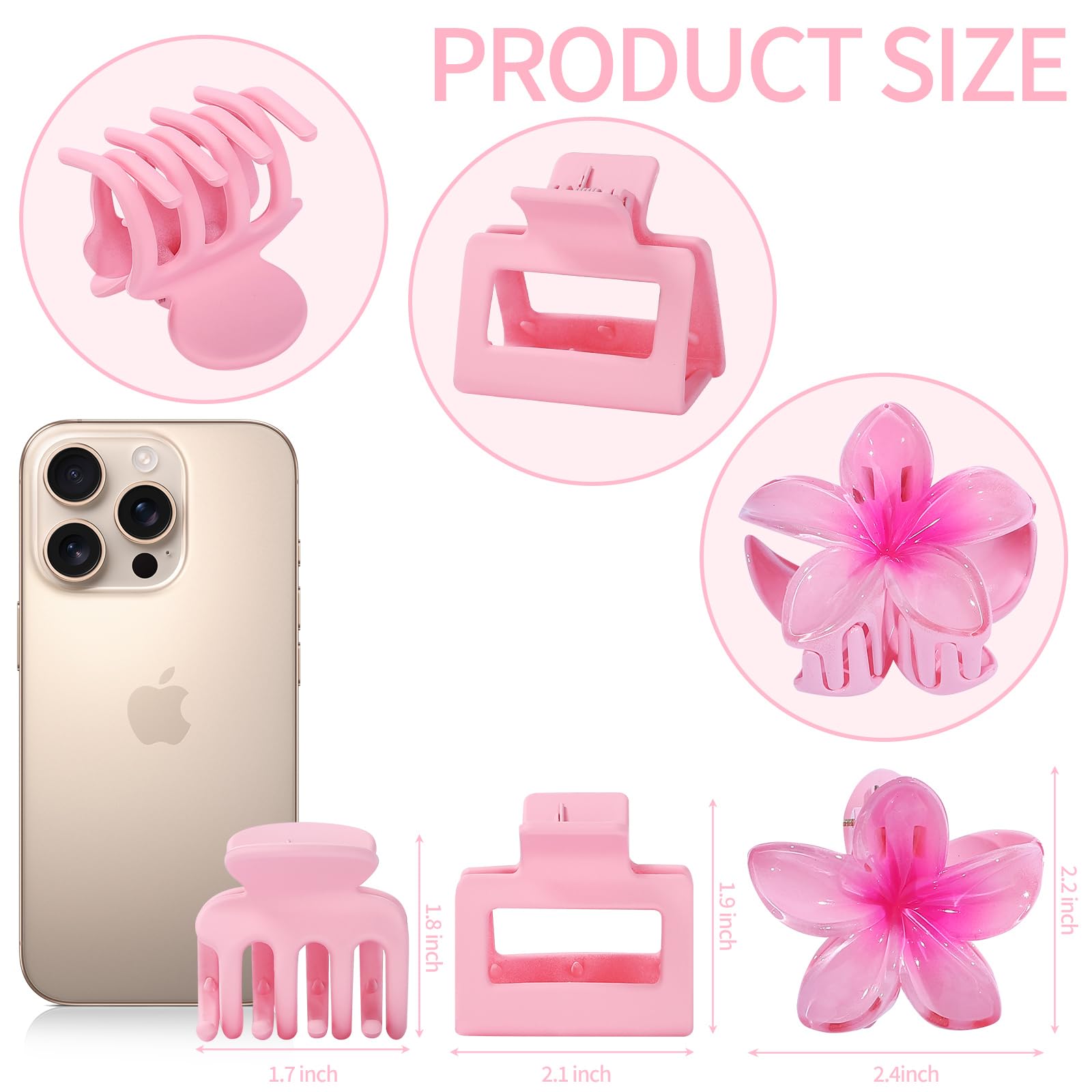 USDNICE smooth plastic finish close-up preventing hair snagging and increasing comfort