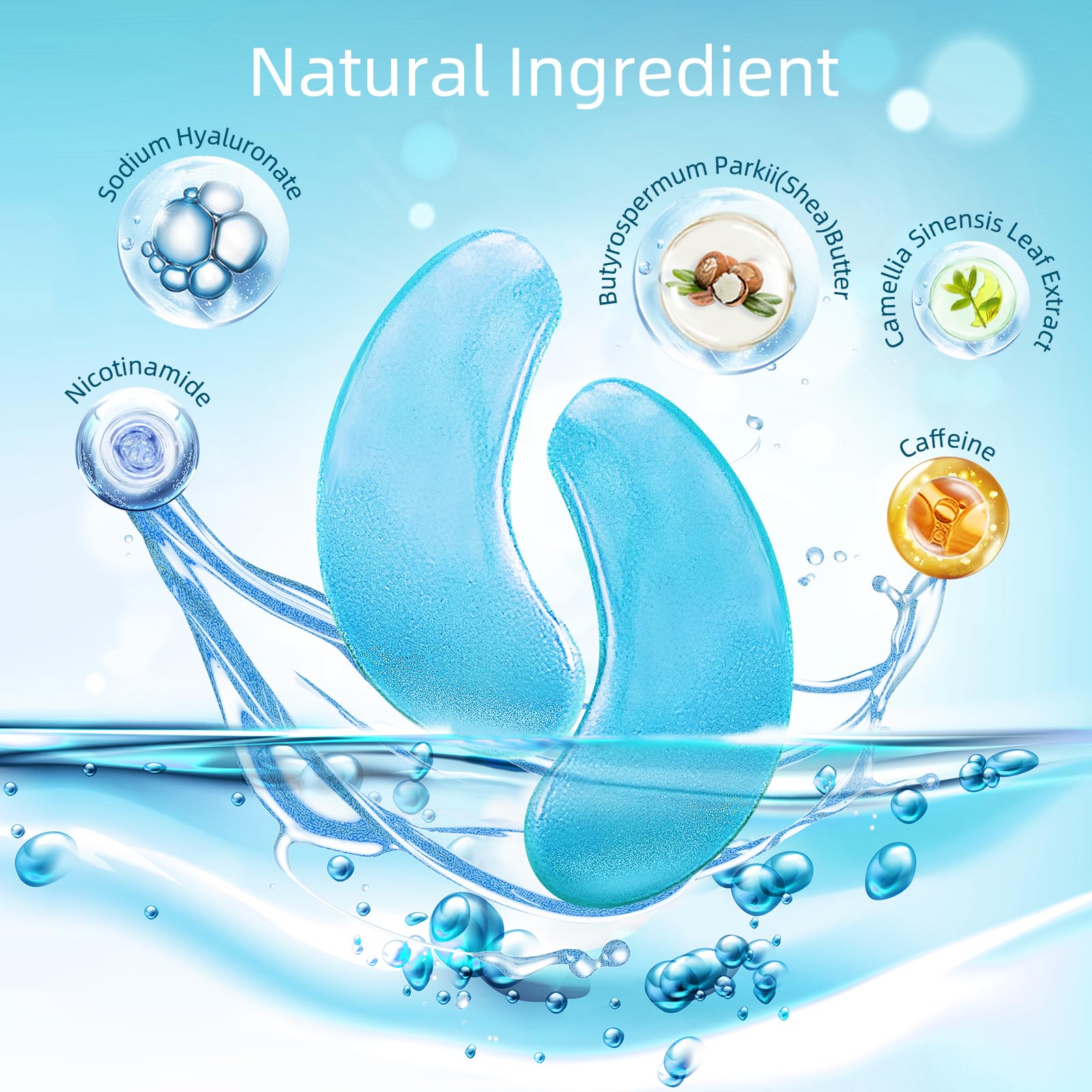 USTELIR patch close-up texture highlighting hydrogel surface for fast serum delivery