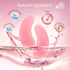USTELIR patch essence texture on fingertip showing hydrating, smoothing effect