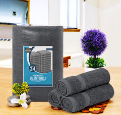 Utopia Towels close-up of ring-spun cotton weave highlighting soft absorbent texture