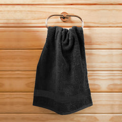 Utopia Towels hem and label detail highlighting reinforced edges and durability