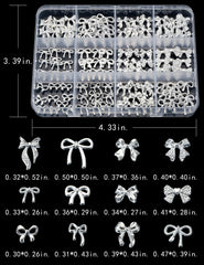 UWETIME close-up of compartments displaying twelve distinct bow styles for quick selection