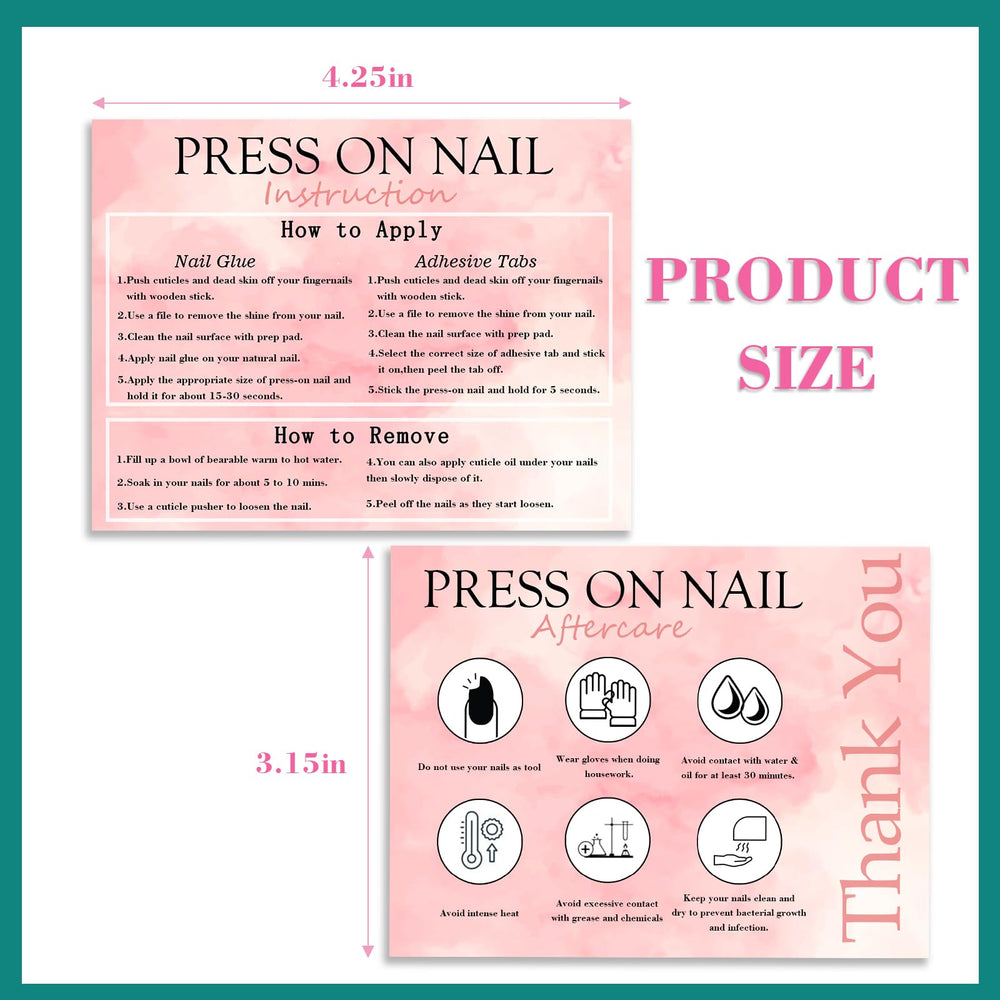 Uyolaxed card packaged with press-on nails improving unboxing experience
