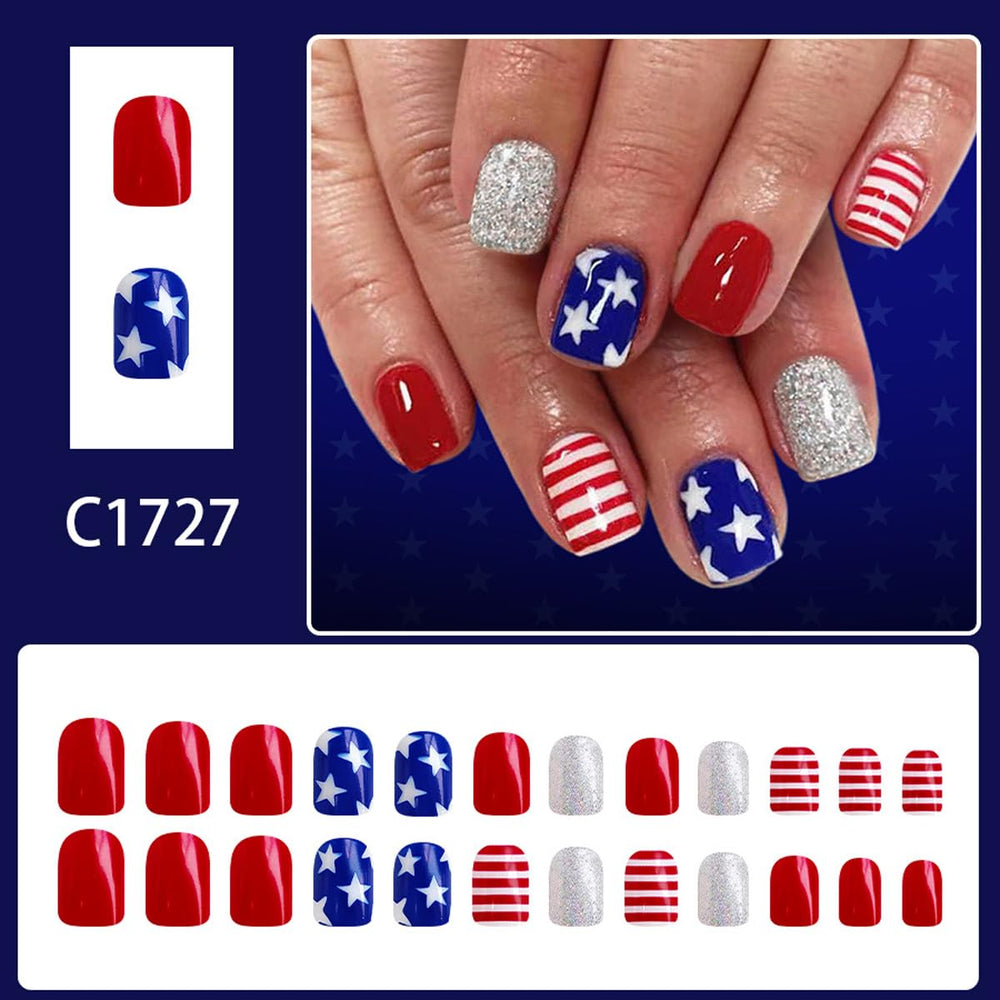 UZJXQ close-up of stars and stripes design highlighting festive holiday detail