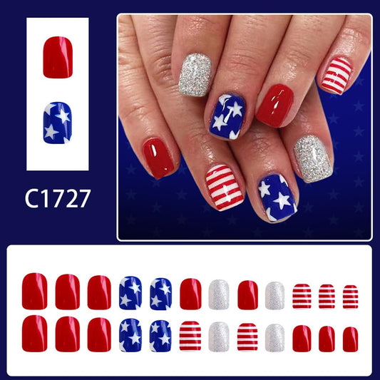 UZJXQ close-up of stars and stripes design highlighting festive holiday detail