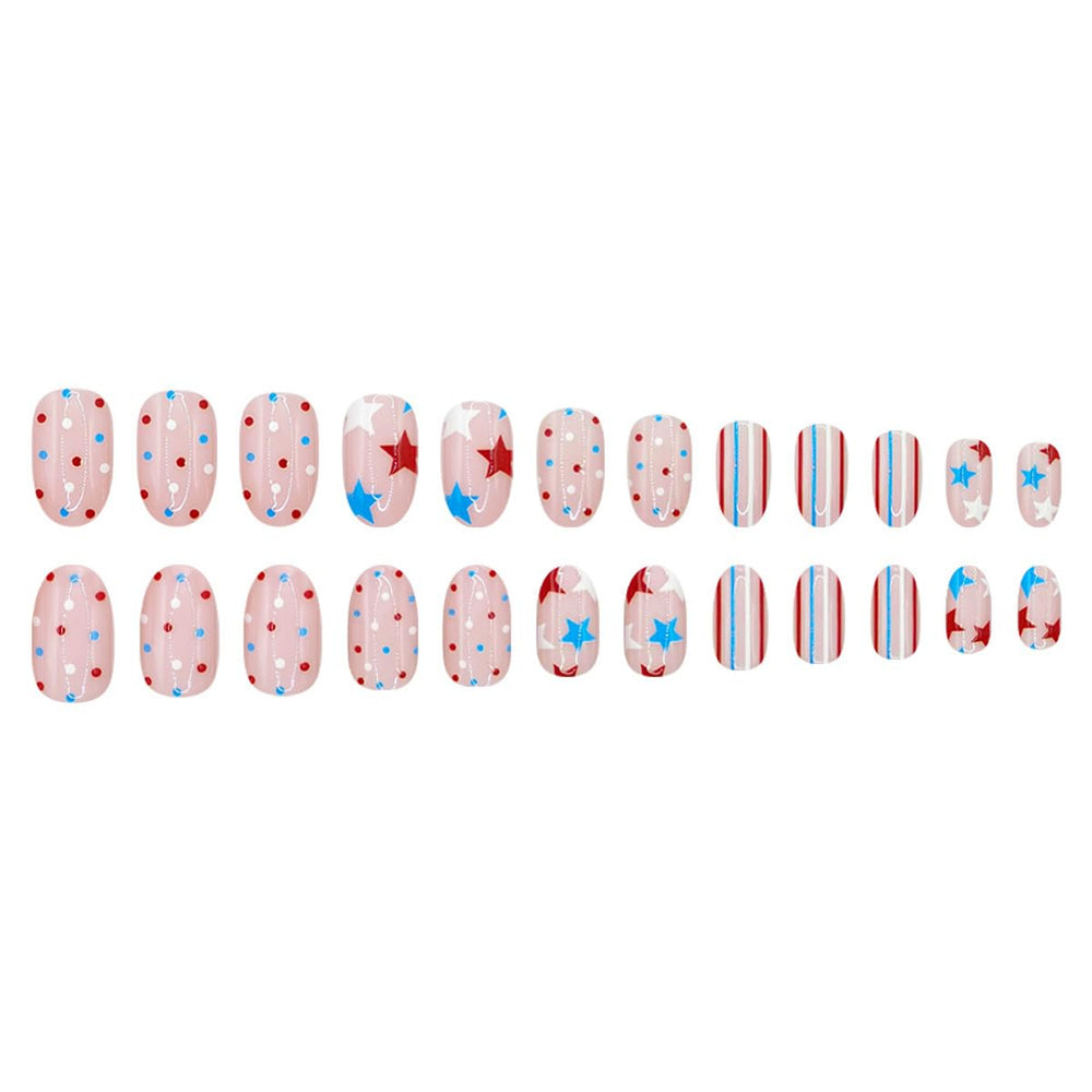uzjxq hand applying a press-on nail with sticker demonstrates simple at-home use benefit fast application
