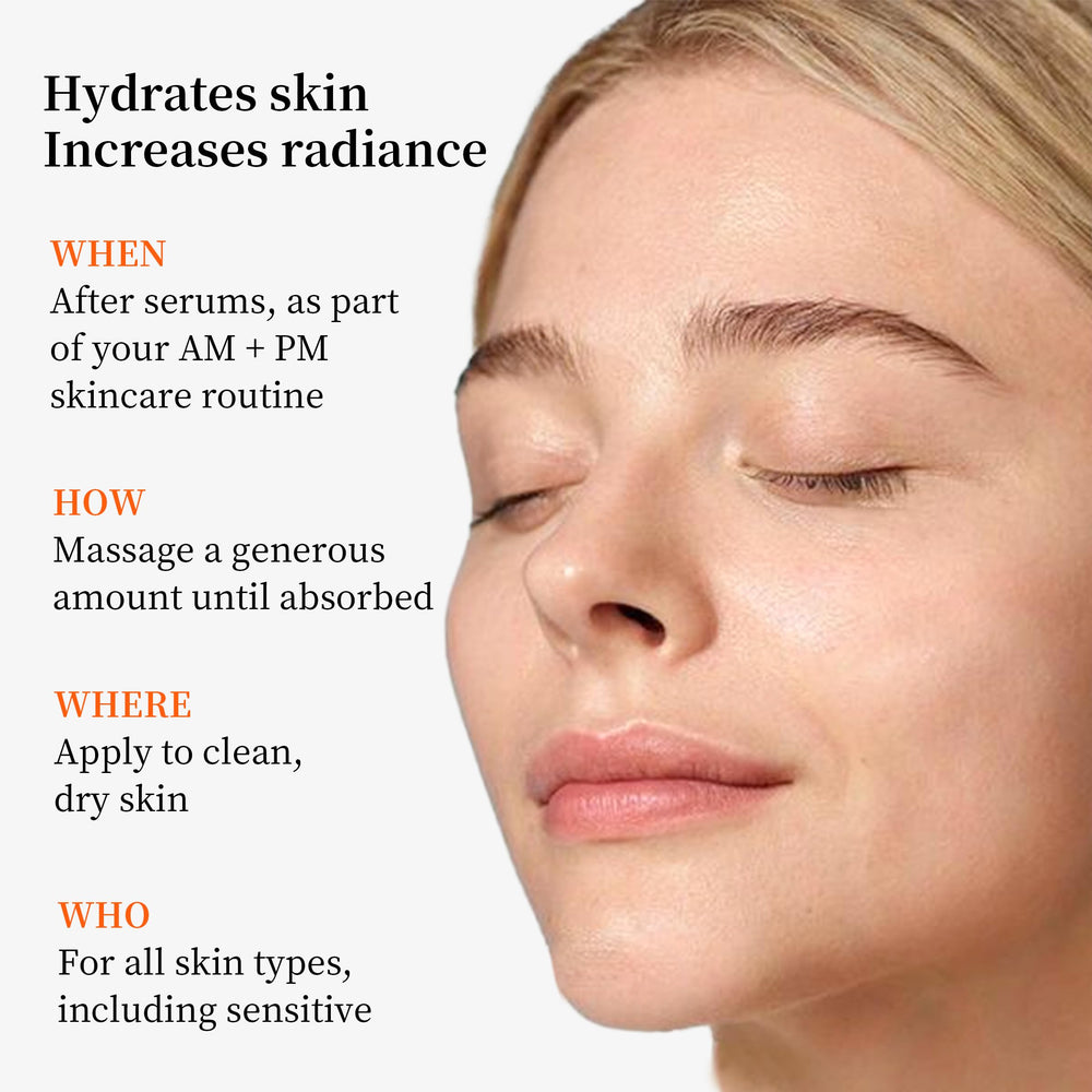 UZTUZT close-up of ingredient label highlighting niacinamide and hyaluronic benefit