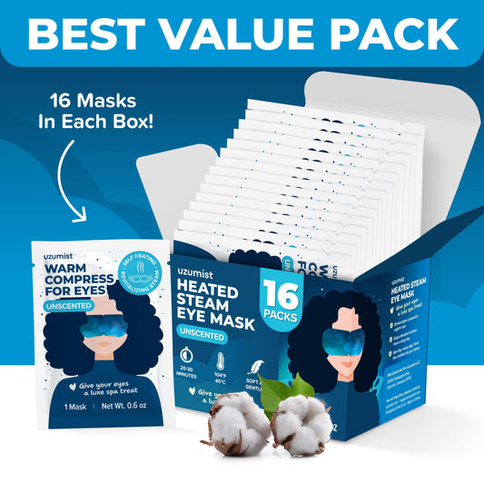 Uzumist closeup of soft mask fabric highlighting soothing comfort