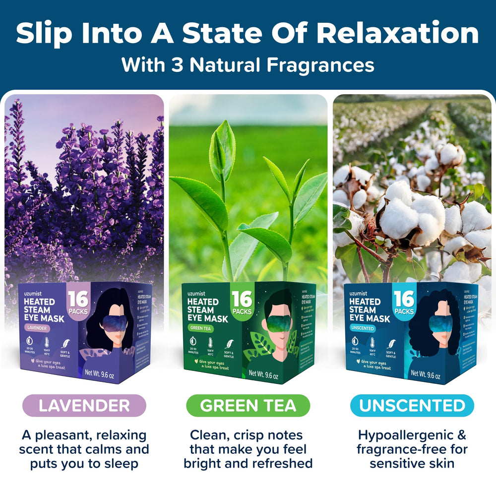 Uzumist masks in travel pouch illustrating easy packable relaxation