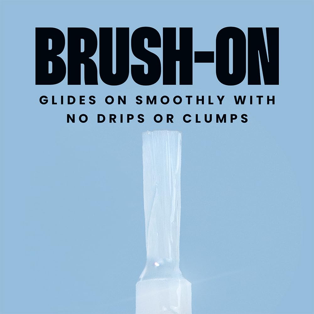 V Beauty Pure clear glue droplet texture highlighting smooth, clump-free finish