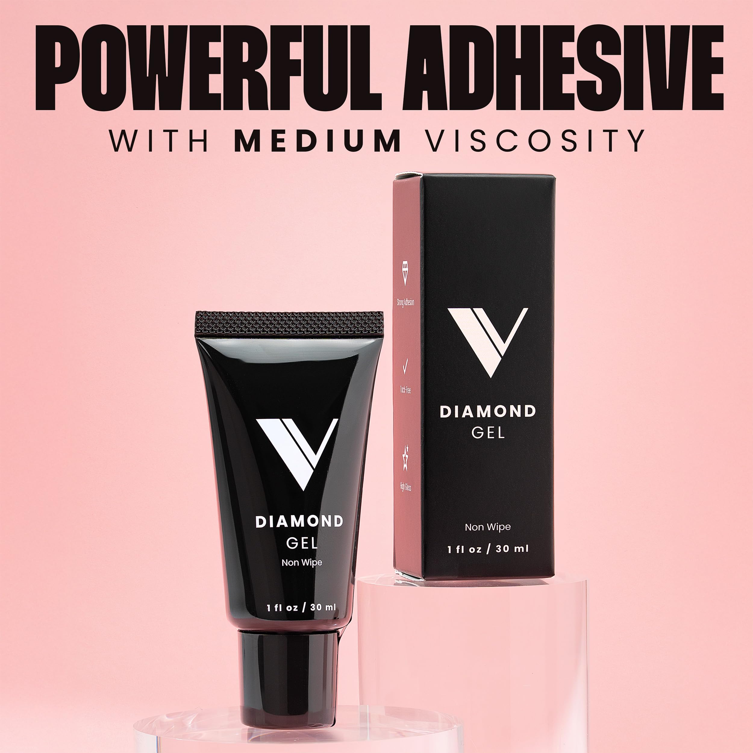 V Beauty Pure tube beside everyday items illustrating professional 30ml value