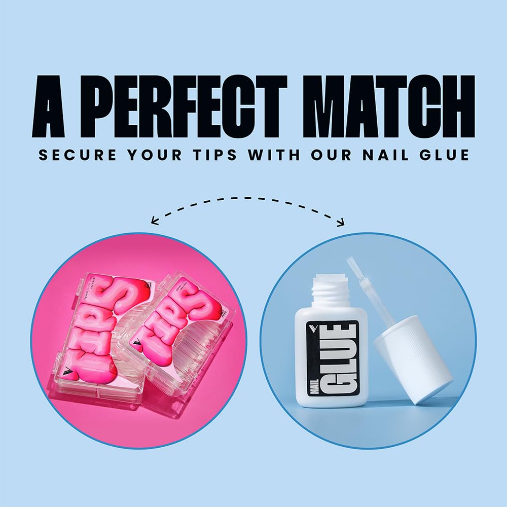 V Beauty Pure placed on vanity with nail tools showing salon-quality at-home results