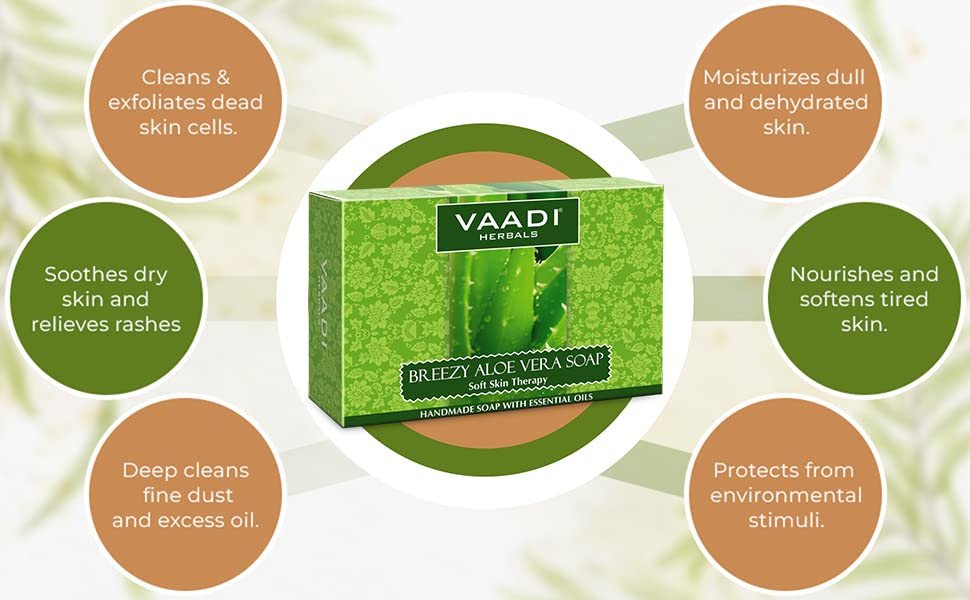 Vaadi Herbals ingredient label detail emphasizing aloe and honey extracts