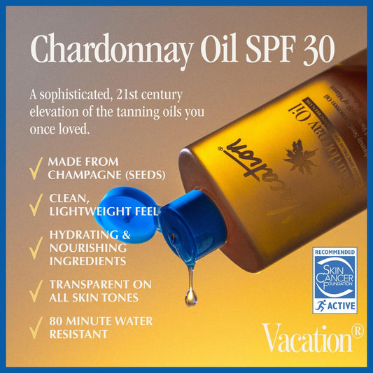 VACATION bottle held in hand demonstrating portable 3.4 fl oz size benefit