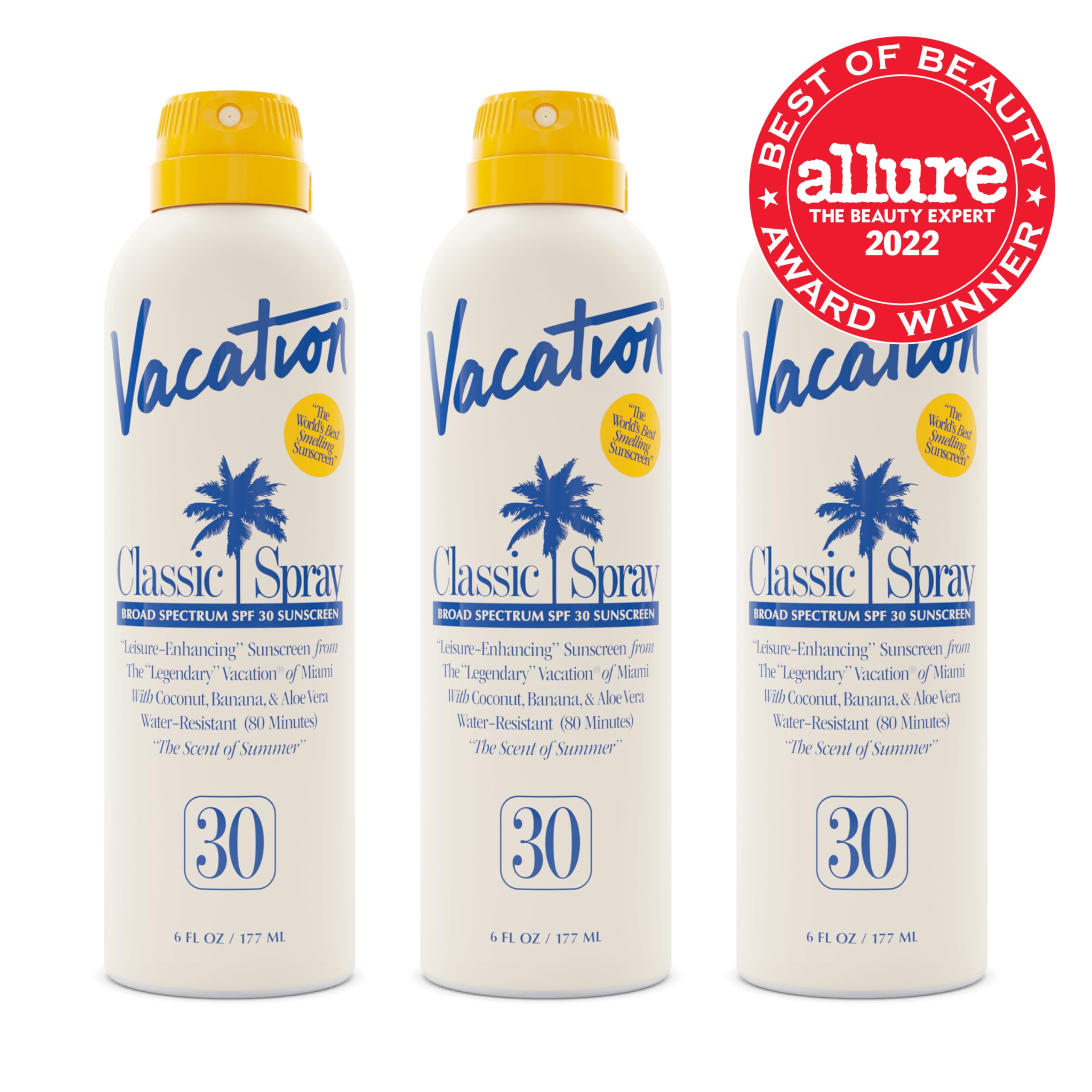 VACATION close-up of non-aerosol nozzle highlighting easy angle application