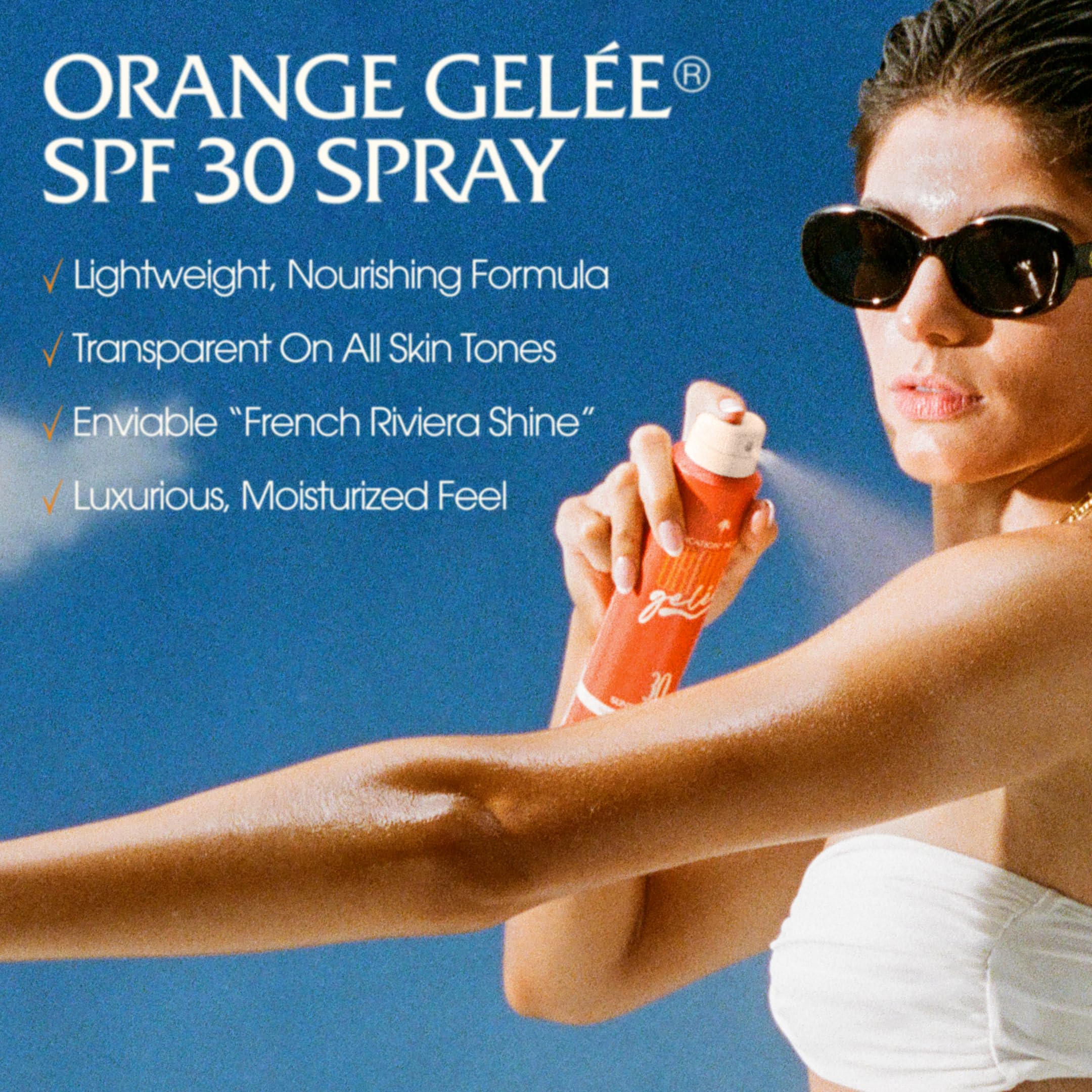 VACATION air freshener bottle projecting signature scent at home