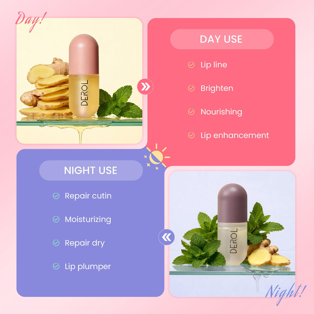 Vafee DEROL applied in morning lifestyle shot for instant plump look