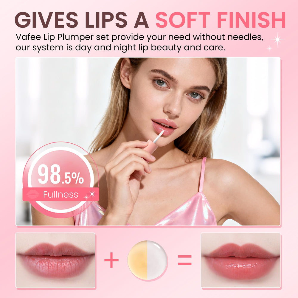 Vafee DEROL day serum applicator demonstrating easy glossy application