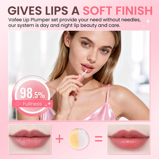 Vafee DEROL day serum applicator demonstrating easy glossy application