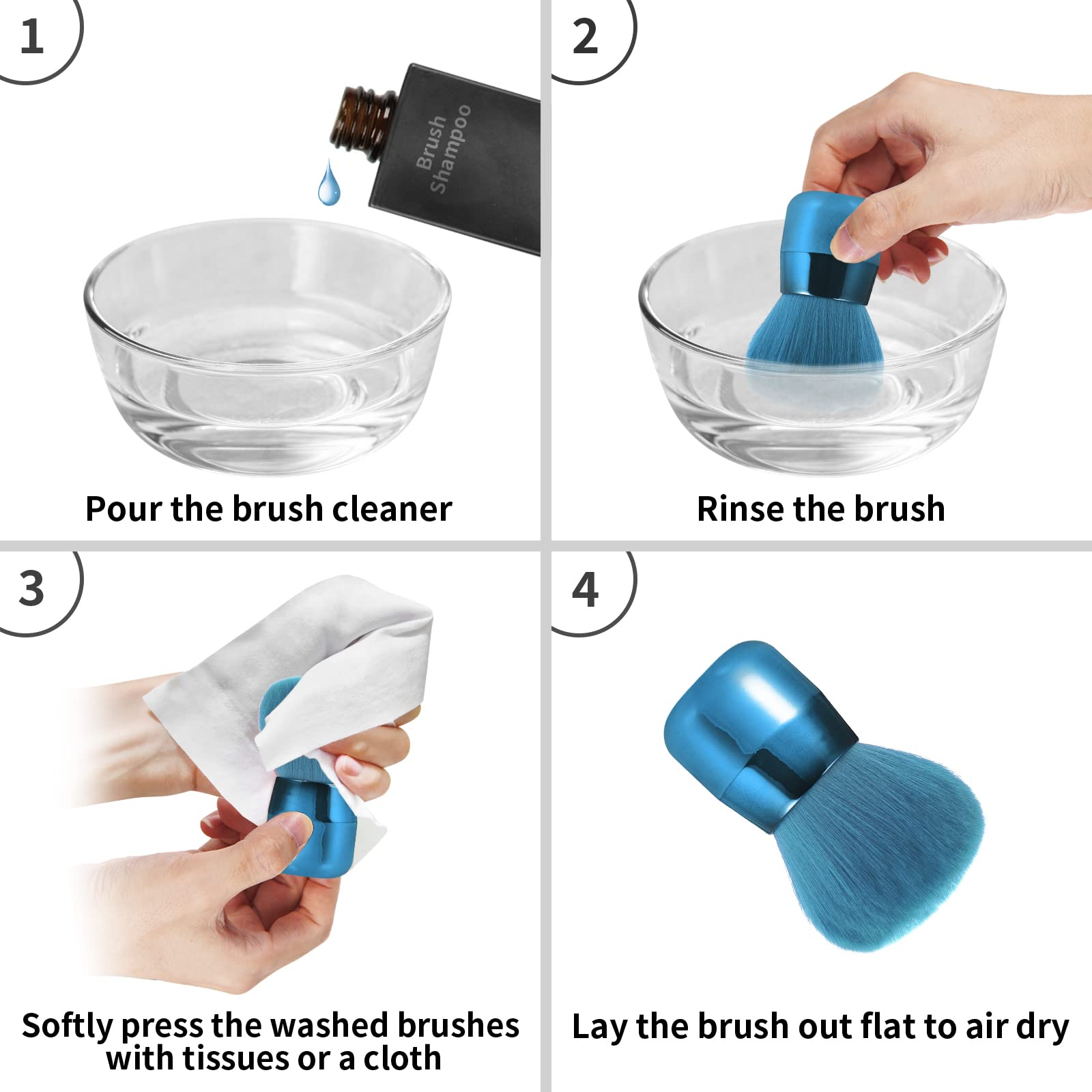 Vaincre brush stored in travel pouch for portability and on‑the‑go use benefit