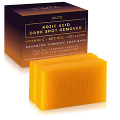 VALITIC front packaging showing two soap bars and benefits