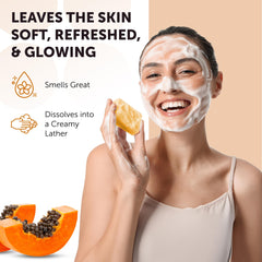 VALITIC fresh papaya slice illustrating enzymatic exfoliant benefit