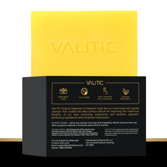 VALITIC soap in bathroom lifestyle scene showing daily routine ease