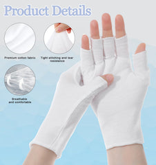 ValueBargain gloves worn while typing on laptop to show productivity and protection