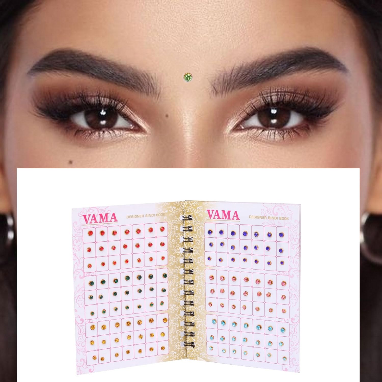 VAMA close-up of rhinestone texture highlighting crystal detail for a polished look