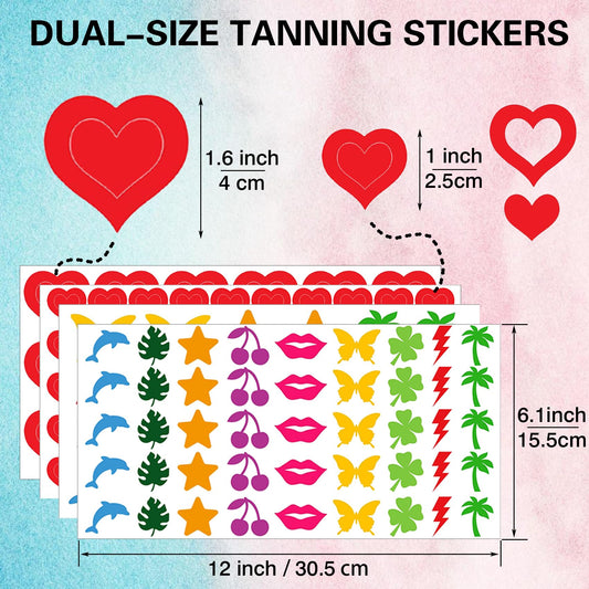 VANALIA close-up of perforated sticker sheet for easy tearing and placement