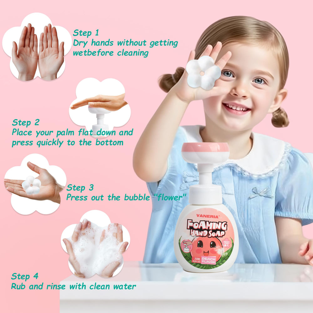 VANERIA family in bathroom washing hands showing everyday use and routine