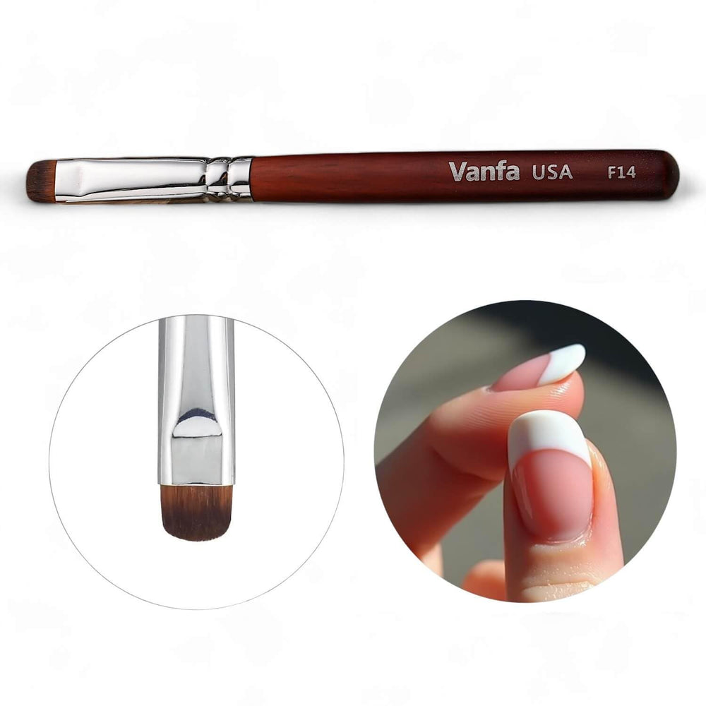 Vanfa F14 bristle texture detail highlighting durability benefit