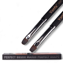 Vanfa brush cleaning with alcohol to prolong lifespan and hygiene