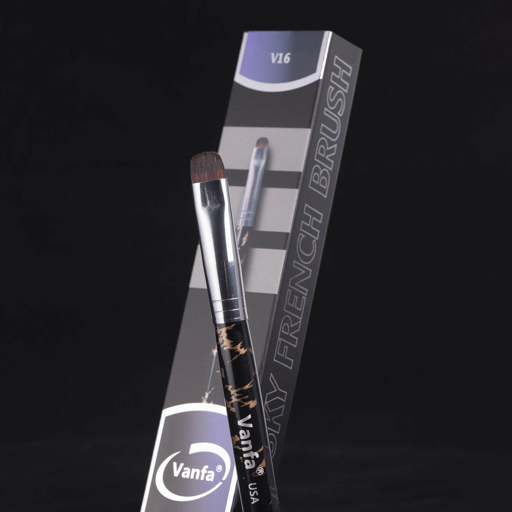 Vanfa V16 drawing a French smile line for tidy, professional results