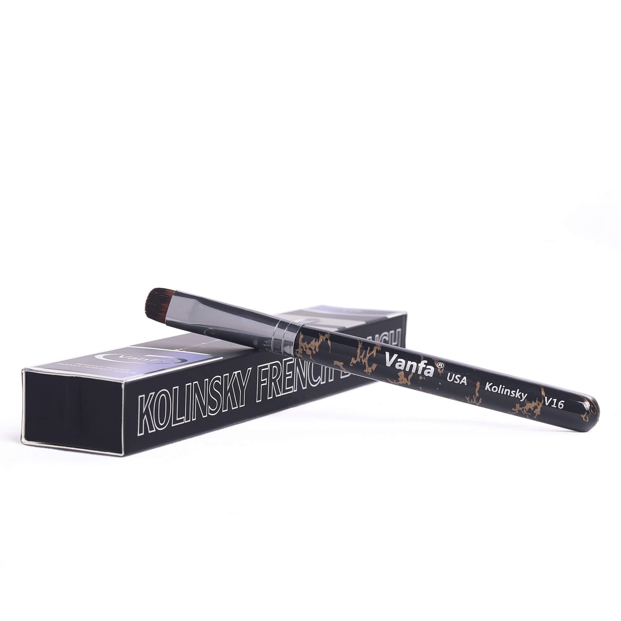 Vanfa V16 on salon table in lifestyle setting delivering salon-quality results