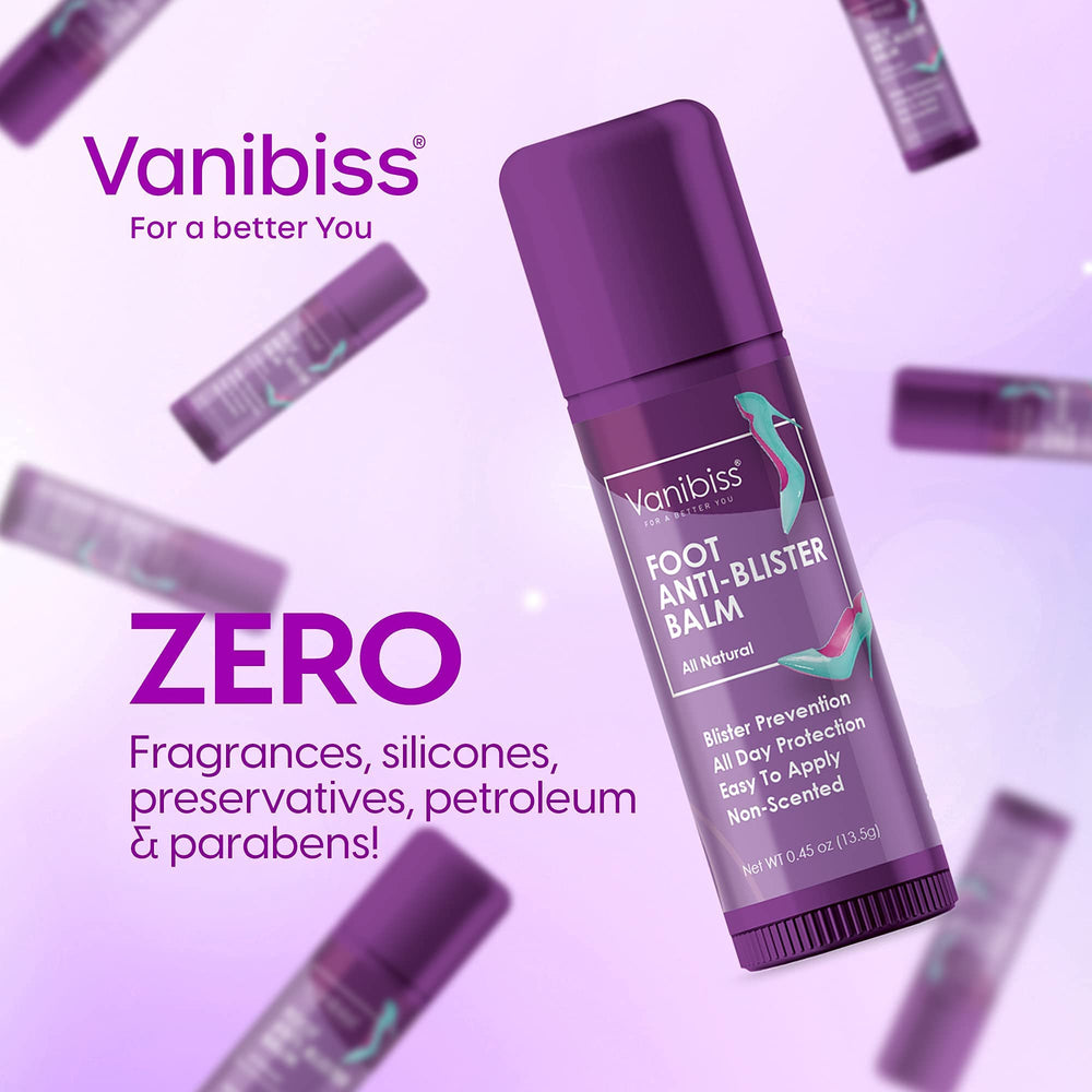 Vanibiss shown in hand to illustrate small 0.45 oz travel-friendly size