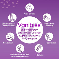 Vanibiss close-up of balm tip texture demonstrating smooth glide benefit