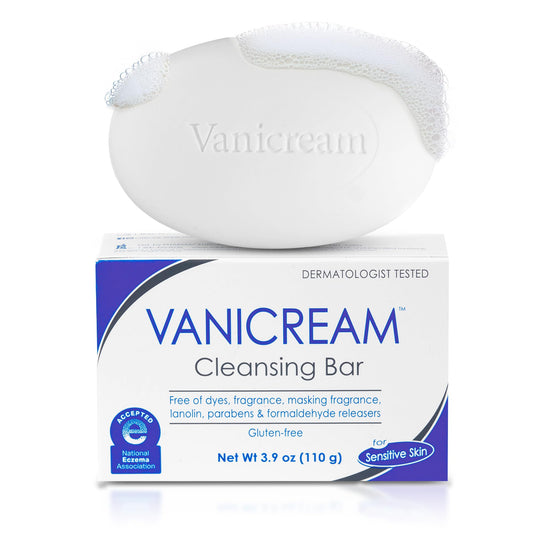 vanicream front packaging showing gentle cleansing and pack information